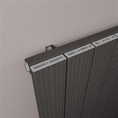 Mersey 1800 x 280 Aluminium Radiator Matt Anthracite