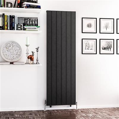 Mersey 1800 x 565 Aluminium Radiator Matt Anthracite