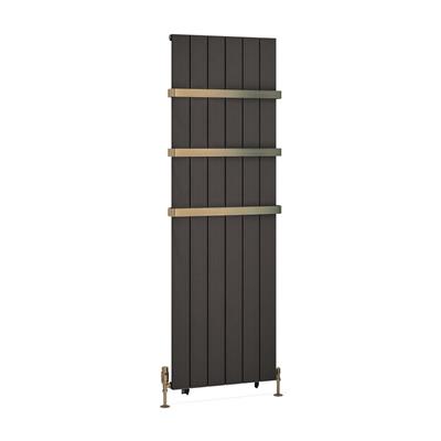 Mersey 1800 x 565 Aluminium Radiator Matt Anthracite