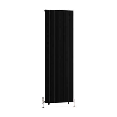 Mersey 1800 x 565 Aluminium Radiator Matt Black