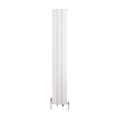 Trent 1800 x 280 Aluminium Radiator Matt White