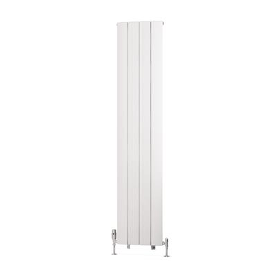 Trent 1800 x 375 Aluminium Radiator Matt White