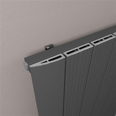 Trent 1800 x 280 Aluminium Radiator Matt Anthracite