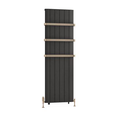 Trent 1800 x 565 Aluminium Radiator Matt Anthracite