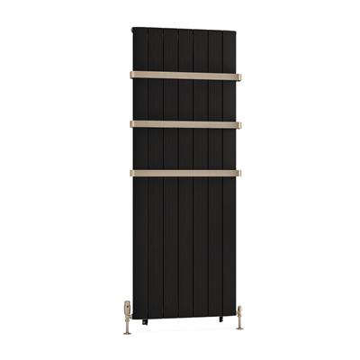 Trent 1800 x 660 Aluminium Radiator Matt Black