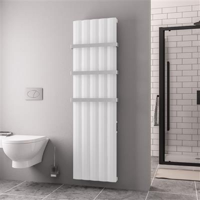 Derwent 1800 x 504 Dry Element Aluminium Radiator Matt White