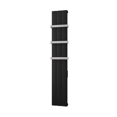 Derwent 1800 x 304 Dry Element Aluminium Radiator Matt Black