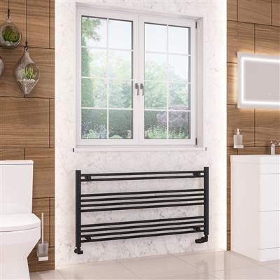 Wendover Straight Multirail 600 x 1200 Matt Black