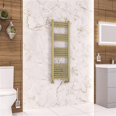 Wendover Straight Multirail 1200 x 400 Brushed Brass