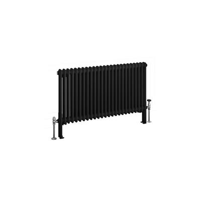 Imperia 2 Column Radiator 600 x 1145mm Matt Black