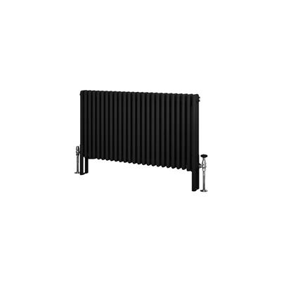 Imperia 3 Column Radiator 600 x 1145mm Matt Black