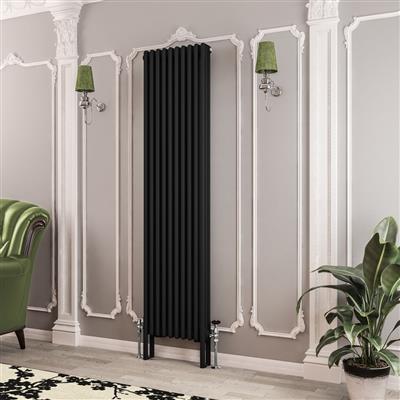 Imperia 3 Column Radiator 1800 x 470mm Matt Black