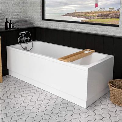 Portland Single Ended (SE) 1750 x 750 x 440mm 5mm Bath - White