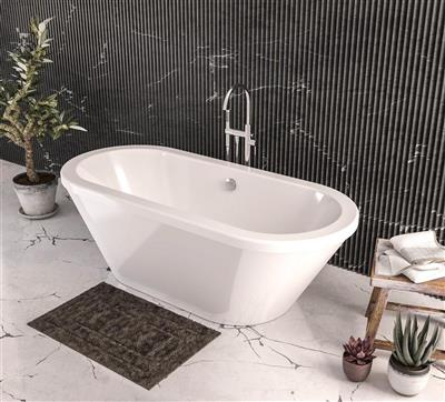 Humber 1800 x 800 x 440mm (410mm Depth) Freestanding Bath - White