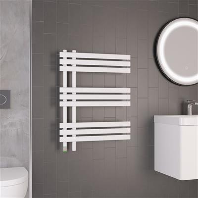 Loddon Dry Element Towel Rail 800 x 600 Matt White