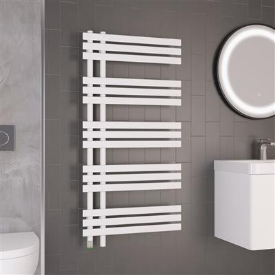 Loddon Dry Element Towel Rail 1200 x 600 Matt White