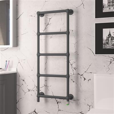 Kennet Dry Element Towel Rail 1200 x 500 Matt Anthracite