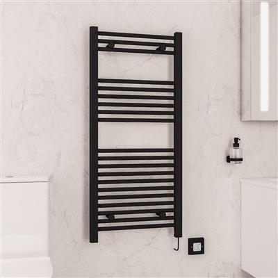 Biava Dry Element Towel Rail 1100x500mm On/Off Bt. Matt Black