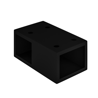 Vantage 2000 T-Piece Connector - Matt Black