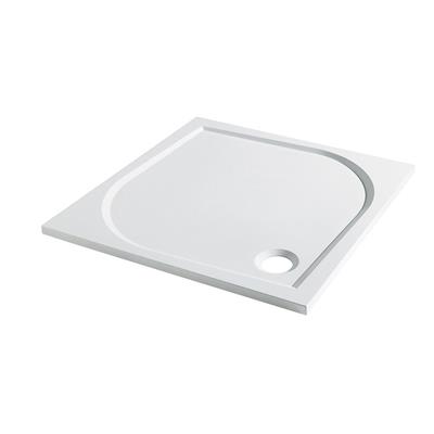 Vanguard 25 Plan C 800mm x 800mm Square Shower Tray - White