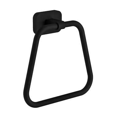 Asti Towel Ring - Matt Black