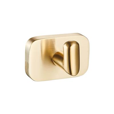 Asti Curved Robe Hook - Brushed Brass