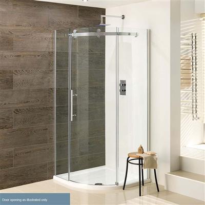 Vanguard 800x800mm Quadrant Shower Enclosure - Chrome