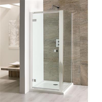 Volente 1850mm x 700mm Hinge Shower Door - Chrome