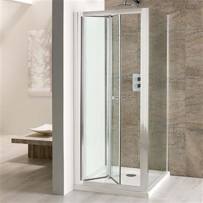 Volente 6mm 1850mm x 700mm Bi-Fold Shower Door - Chrome