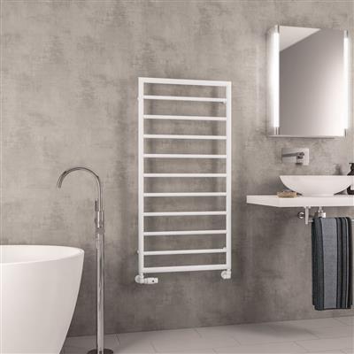 Kenilworth 1200 x 600mm. Towel Rail Matt White