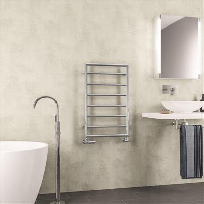 Kenilworth 800 x 500mm. Towel Rail Chrome