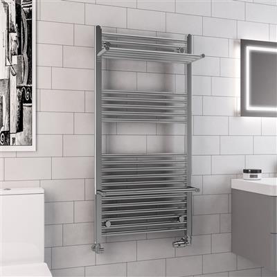 Haddenham Designer Towel Rail 1200x600mm Chrome