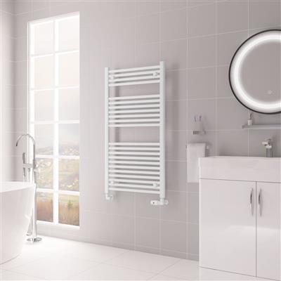 Biava Multirail HV Straight 1118 x 600mm Gloss White