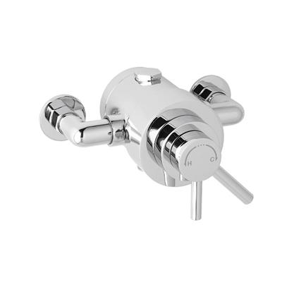 Exposed Thermostatic Lever Shower Valve  - Chrome