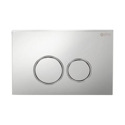 R Series Rod Operated Push Plate / Flush Plate - Silver Grey