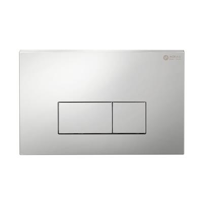 V Series Rod Operated Push Plate / Flush Plate - Silver Grey