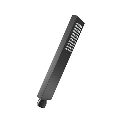 Type 15 Rectangular Full Spray Single Function Shower Handset - Matt Smooth Black