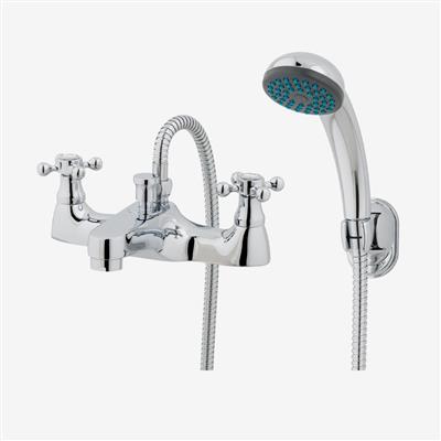 Stenhouse Standard Bath Shower Mixer (BSM) Tap with Handset Chrome