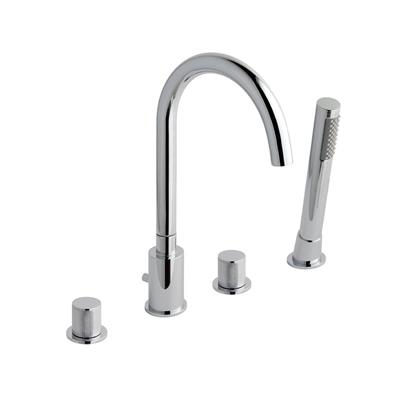 Prado Cylinder 4 Tap Hole Bath Shower Mixer Tap (BSM) Chrome