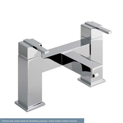 Prado 600 Bath Filler Tap Black