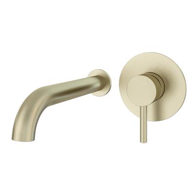 Heyford Wall Mounted Bath Filler Tap Brushed Brass