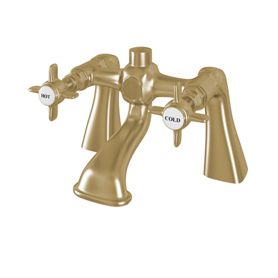 Haymarket Bath Filler - Brushed Brass