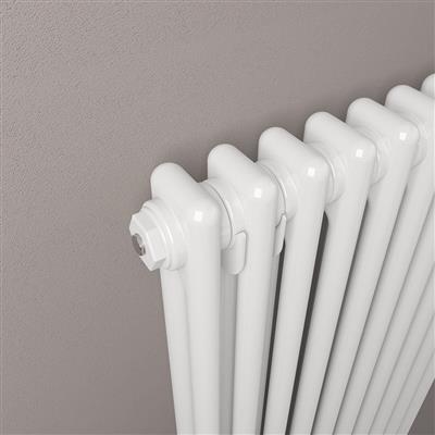 Rivassa 2 Column Radiator 300 x 1373mm Gloss White