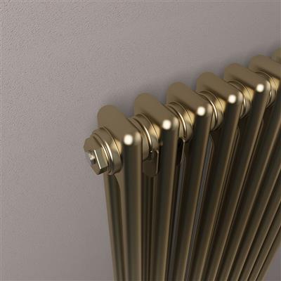 Rivassa 2 Column Radiator 600 x 833mm Bronze Effect