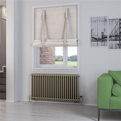 Rivassa 2 Column Radiator 600 x 1148mm Bronze Effect