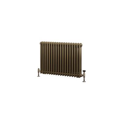 Rivassa 3 Column Radiator 600 x 833mm Bronze Effect