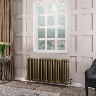 Rivassa 3 Column Radiator 600 x 1148mm Bronze Effect