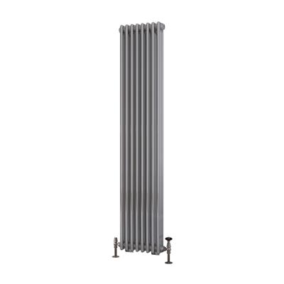 Rivassa 3 Column Radiator 1800 x 383mm Chrome Effect