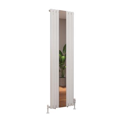 Tunstall Mirror 1800 x 500 Radiator Matt White