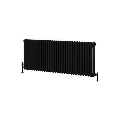 Rivassa 3 Column Radiator 600 x 1460mm Matt Black